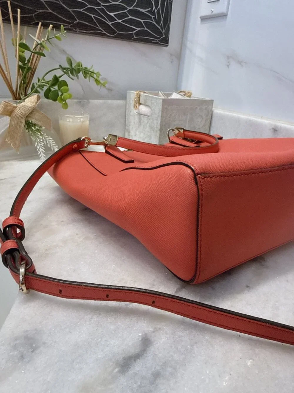 EUC Coach Madison Saffiano Leather Mini Tote Bag
